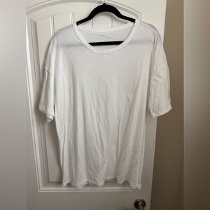 Aerie Distressed Basic Boyfriend T-Shirt